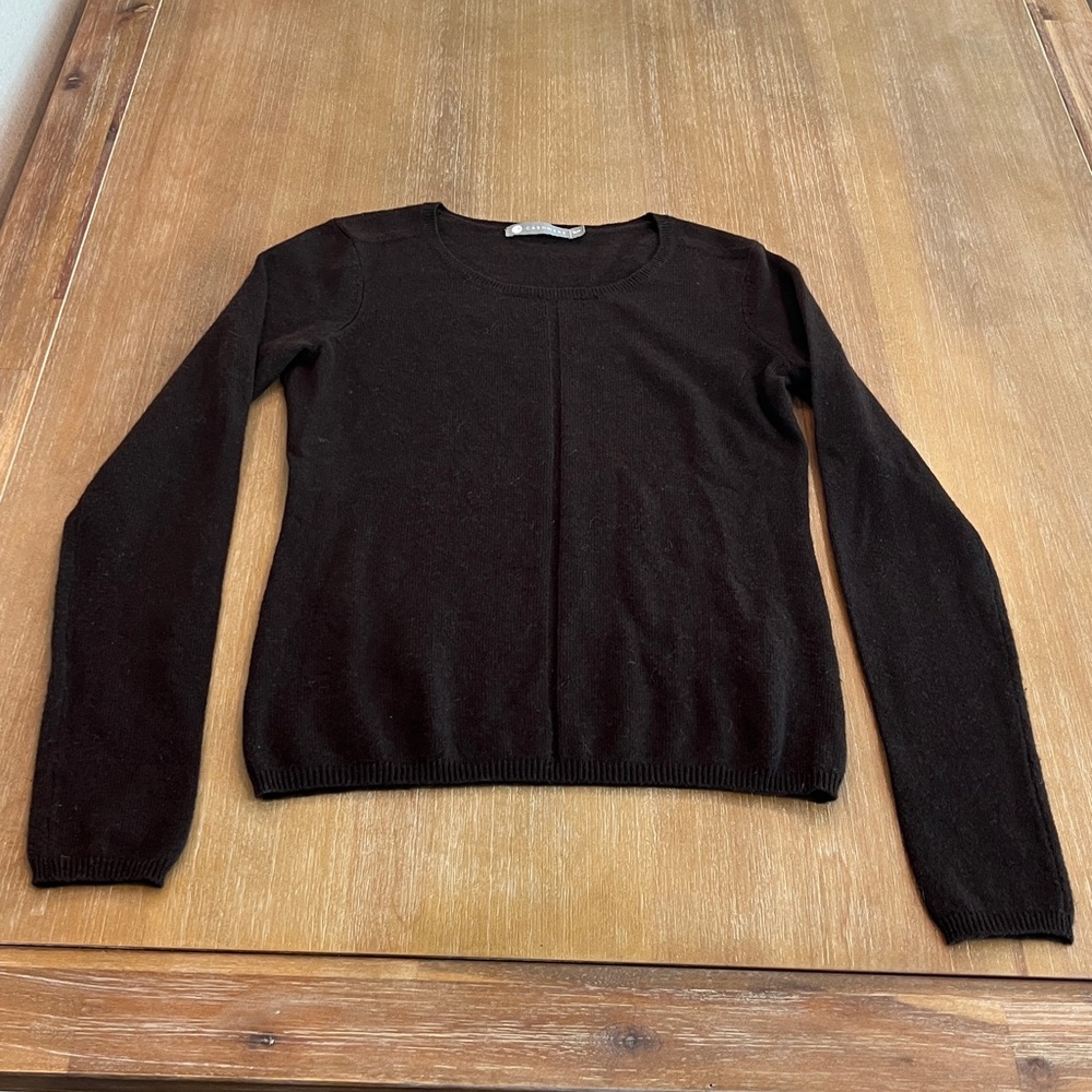 InCashmere Sweater Long Sleeve Crewneck Small